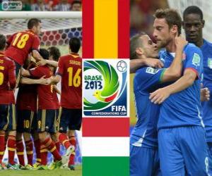 пазл Испания - Италия, Полуфиналы, Кубок конфедераций 2013